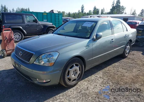 2002 Lexus Ls 430 из США, поврежденный, VIN JTHBN30F520055142
